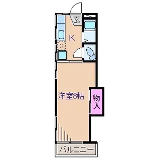 菊名スカイハウス【1階】の間取り