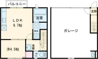 プレミアムガレージハウス青梅ICの間取り