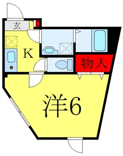 ル シェール青木A棟【1階】の間取り