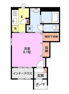 新潟県新潟市中央区鐙西2【アパート】の間取り