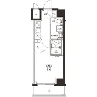 ハーモニーレジデンス東京ベイ【2階】の間取り