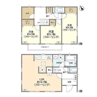 千葉県千葉市稲毛区黒砂4【一戸建】の間取り