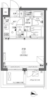 ZOOM中野坂上【5階】の間取り