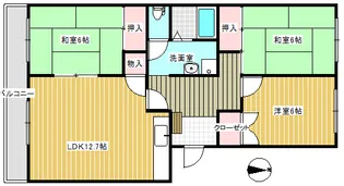 グランドフォレストA棟【2階】の間取り