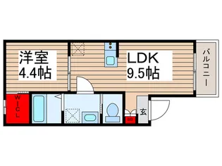 レジデンス千寿の風【1階】の間取り