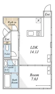 東京都多摩市諏訪1【マンション】の間取り