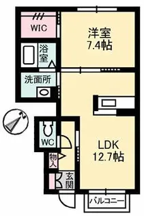 Fore Castle V【1階】の間取り