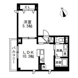 (仮称)板橋区板橋1丁目新築【2階】の間取り