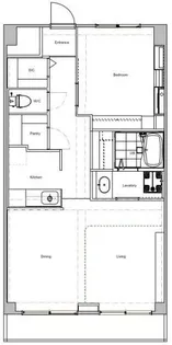 神奈川県川崎市高津区久地3【マンション】の間取り