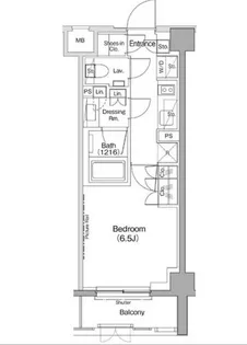 東京都目黒区駒場1【マンション】の間取り
