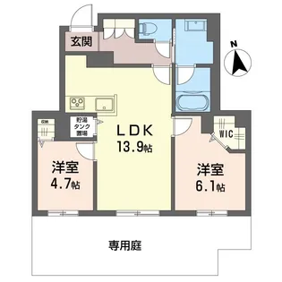 カルム【2階】の間取り