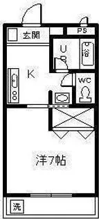 アドニス・ベルロード【3階】の間取り