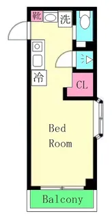 ヴィラクレスト中野島【2階】の間取り