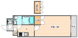No.72 HARBOR EAST TOWER【10階】の間取り