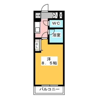 コーラル観月【3階】の間取り