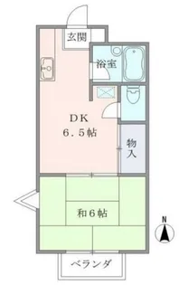 ベルメゾン調布【2階】の間取り