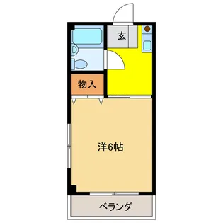 岐阜県岐阜市市ノ坪町5【マンション】の間取り
