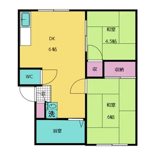 エステート井の頭【1階】の間取り