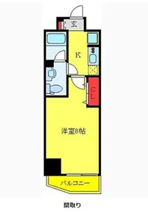 AZEST大山東【12階】の間取り
