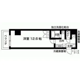 アネックス西洞院【2階】の間取り