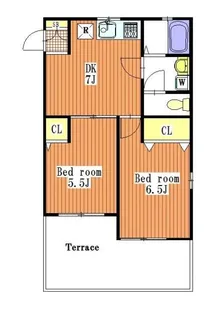 サンパティーク西綾瀬【1階】の間取り