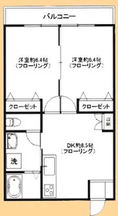 レセーナ【1階】の間取り