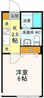 ブリーズ東船橋【1階】の間取り