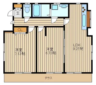 西大泉5丁目貸室【1階】の間取り