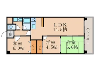 ファミ-ルDAN【5階】の間取り