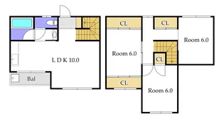 シャトー野田屋町の間取り