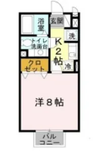 ヴェルドミール【2階】の間取り