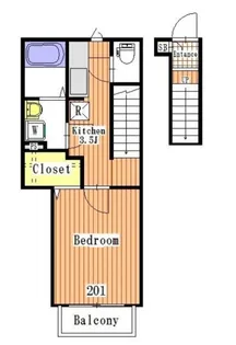 Ruelle【2階】の間取り