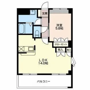 ボワ・イーストガーデン【2階】の間取り