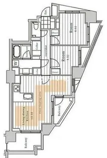 レスピール早稲田【5階】の間取り