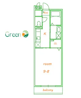 リヴァージュ茅ヶ崎【1階】の間取り