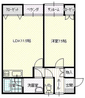 たんぽぽ【1階】の間取り