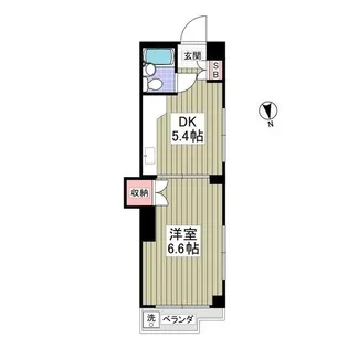 ドウェルゆづ【2階】の間取り