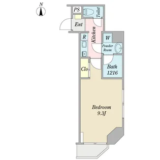 アルティス芝公園【3階】の間取り
