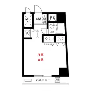 大井町プリンスハイツ【2階】の間取り