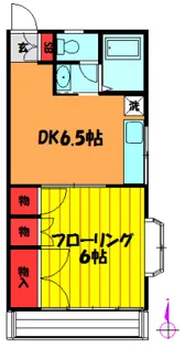 コスモハイツ【2階】の間取り