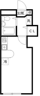 オリオンフラッツ【2階】の間取り