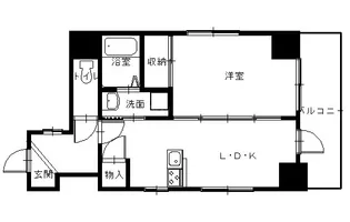 クオーレ賑町【2階】の間取り