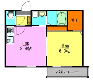セミカ葛城II【3階】の間取り