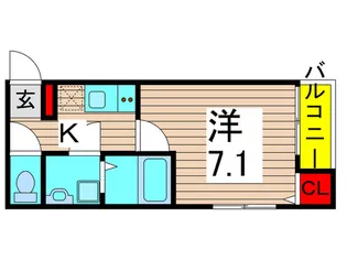 Sun Bright 東綾瀬【1階】の間取り