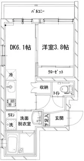 ATLAS COURT【1階】の間取り