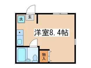 メゾンシャローム【1階】の間取り