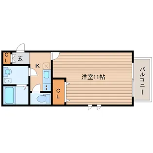 パークフォレスト黒松【2階】の間取り