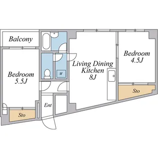 アクシス元町【4階】の間取り