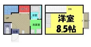 アズリア岩槻【2階】の間取り