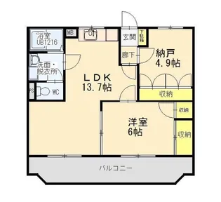 サンハイム藤【2階】の間取り
